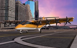 An image of Electra's EL9 aircraft on a runway is shown,