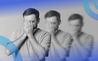 A stylized picture of a hallucination