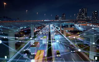 An image depicting citywide data transmission is shown.