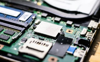A close-up photograph of computer hardware.