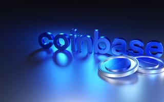 Coinbase logo.