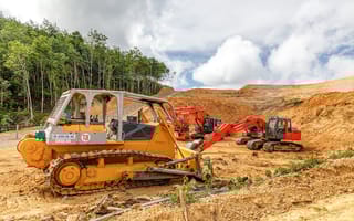 A construction site is shown.
