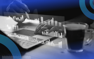 Product manager reviewing product data dashboard