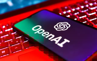 OpenAI logo on phone.