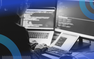 Developer working on function apps code