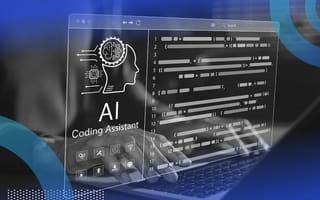 Developer using an AI coding tool