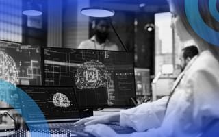 Developer working on an LLM project on computer