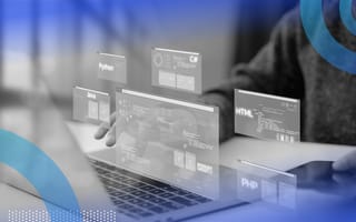 Developer navigating tools on laptop