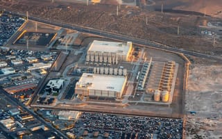 An aerial shot of a Google data center in Henderson, Nevada