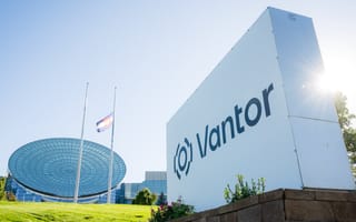 The Vantor company sign in front of the company’s Colorado offices.