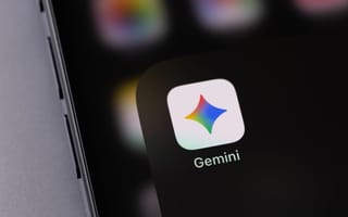 A close-up view of the Gemini app on a mobile phone screen.