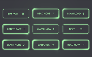 Different website call to action buttons.