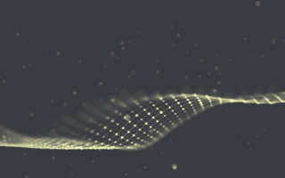 Abstract concept showing connected dots.