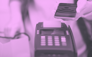 Are Consumers Ready for Contactless Shopping to Go Mainstream? Person using their phone to pay.