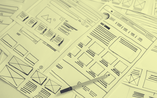 UX/design sketches.