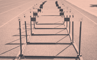 A set of hurdles