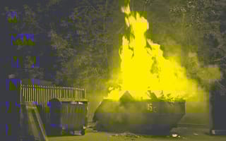 garbage fire