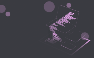 A digital schematic of a computer