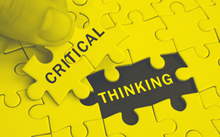 A puzzle representing the importance of critical thinking