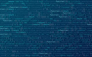 varied lines of code displayed over a blue background