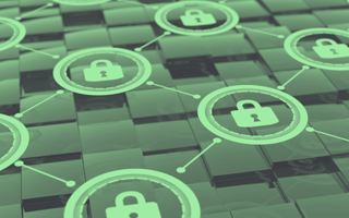 Images of locks on a grid.