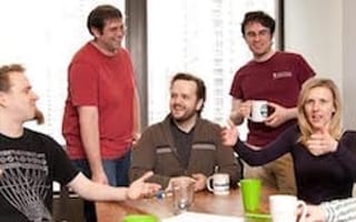 people laughing