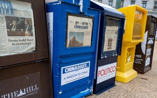Newspaper vending machines