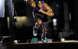 An athlete at the Nike Sport Research Lab