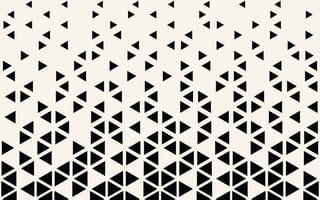 digital art of triangles branching off and scattering