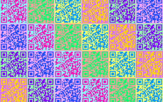 qr codes in different colors