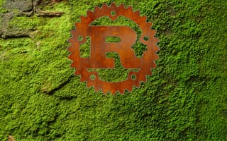 modified Rust logo