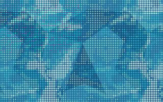 grid of dots with varied blue color hues