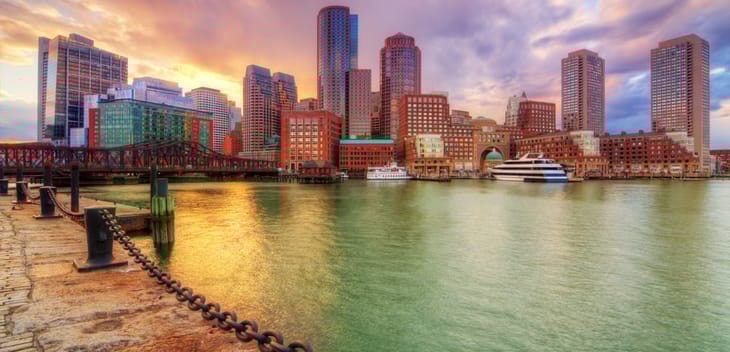 photo of boston skyline