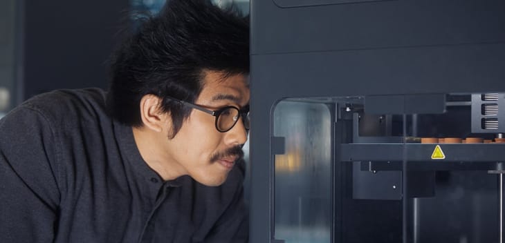 Markforged team member working