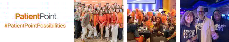 Collage of PatientPoint Employees at Events