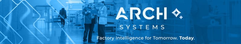 Two factory workers in discussion