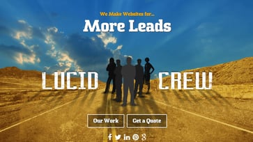 Lucid Crew Web Design Thumbnail