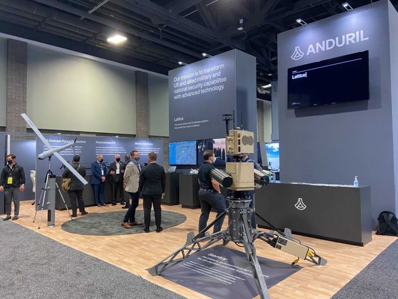 ANDURIL’S TECH AT A CONVENTION.