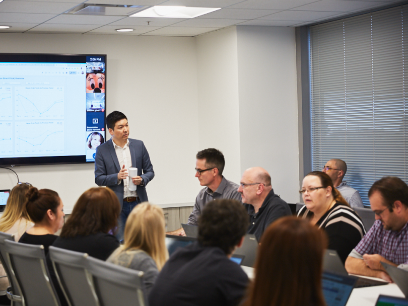 Group meeting at iHerb