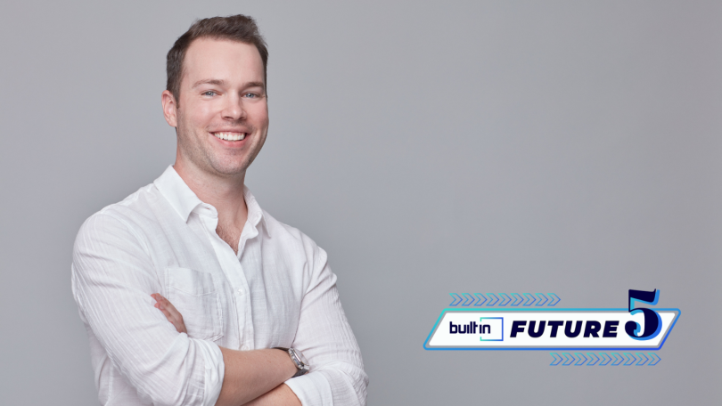 Outlier's founder and CEO Evan Kirkham poses for a photo