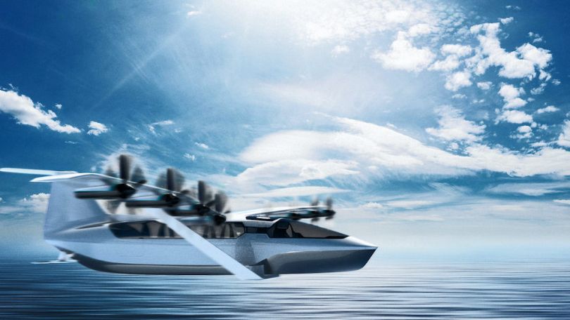 Regent’s electric seaglider will service routes of up to 180 miles. Pending authorization by maritime authorities, the company plans to fly its first passengers by 2025. 