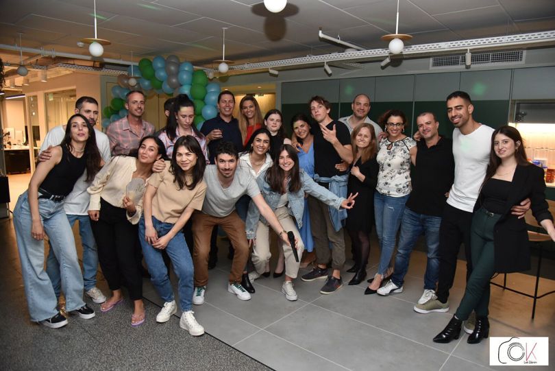 8fig team member group photo in the office