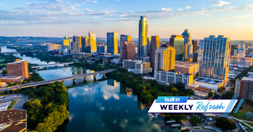Photo of downtown Austin skyline