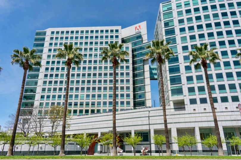 Adobe largest tech companies Silicon Valley