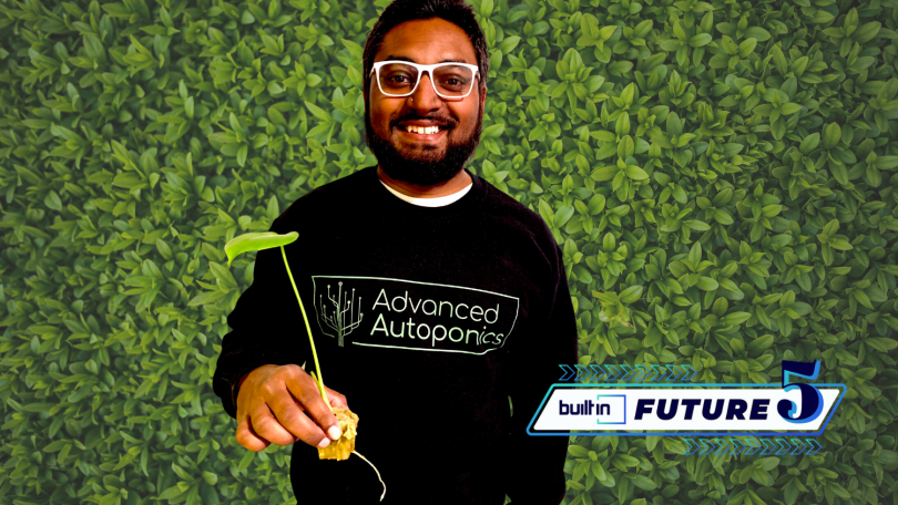 Advanced Autoponics founder Sayon Chandrakanthan