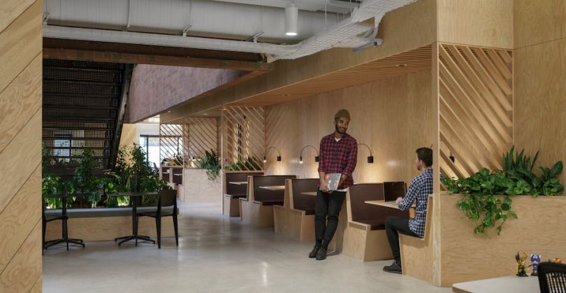 airbnb new seattle office common area