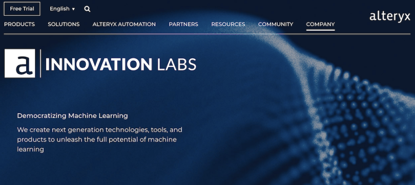 Alteryx Colorado machine learning tech startups