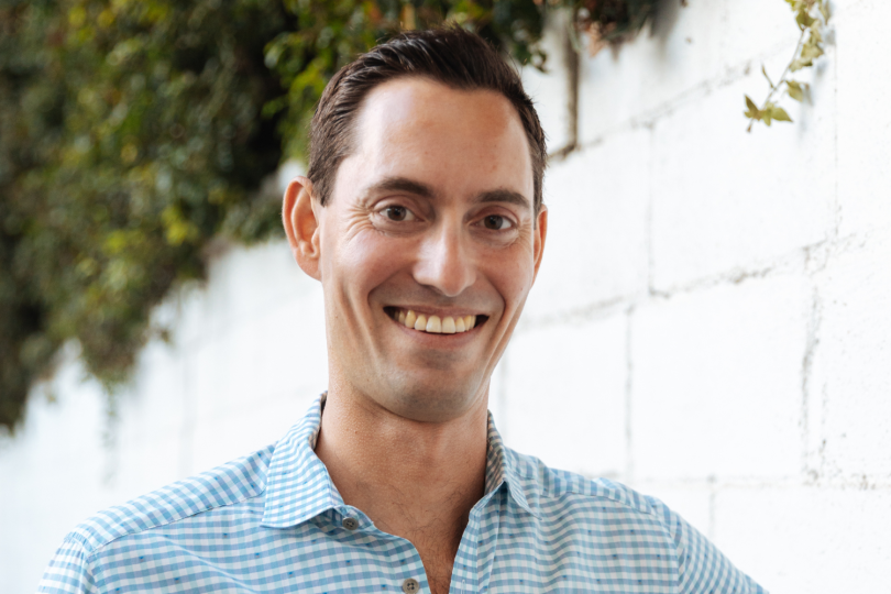 Andrew Herr, founder and CEO of Fount, poses for a photo.