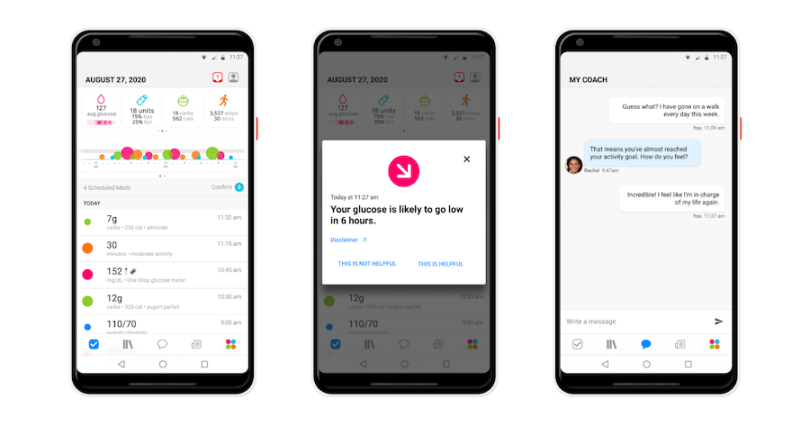 ONE DROP'S APP ALLOWS USERS BETTER MANAGE THEIR DIABETES / IMAGE: ONE DROP