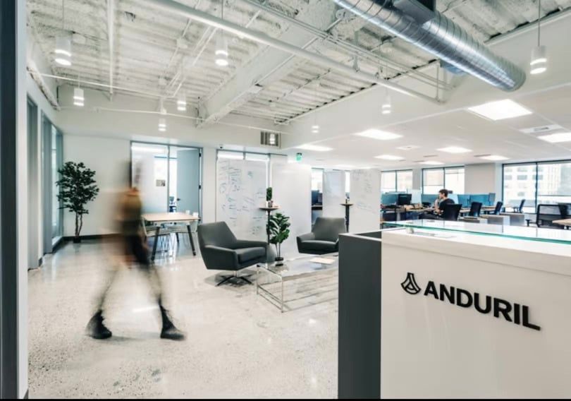 Inside of the Anduril office